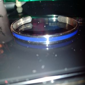 Women's Thin Blue Line Bangle